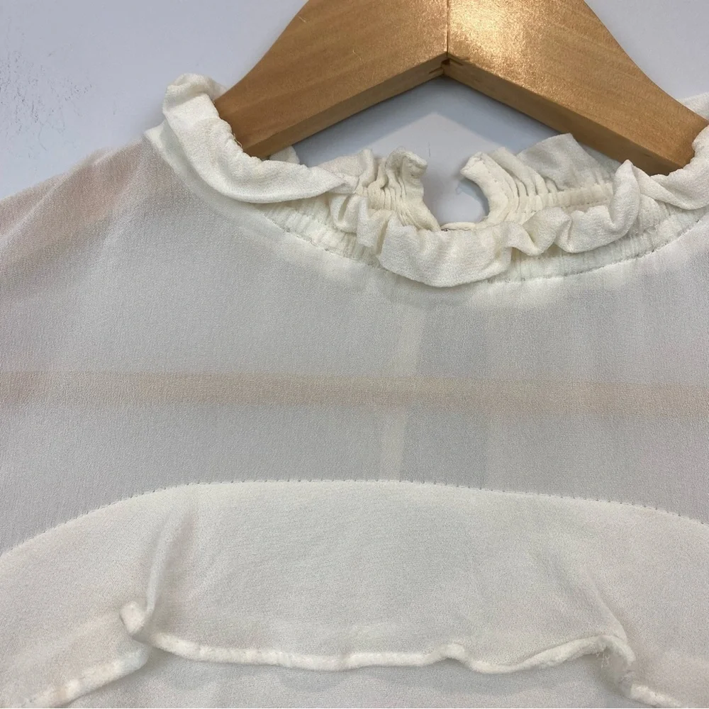 MUNTHE • See Through White Blouse - Picture 5 of 13